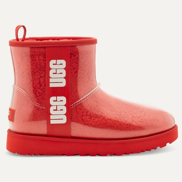 UGG Shoes - UGG Classic Clear Mini color red size 7